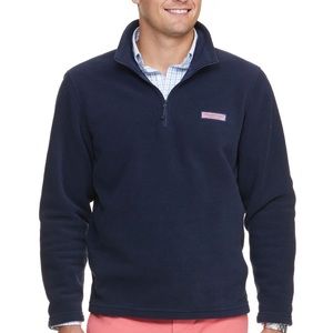 Vineyard Vines Navy Zip Up Sweater